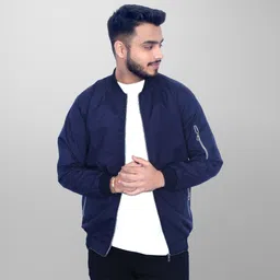 Mia Fashion Men's Summer Jacket Full Sleeves Zipper - UV Protection UPF 50+ jacket Solid Men Wind Cheater-picture-24