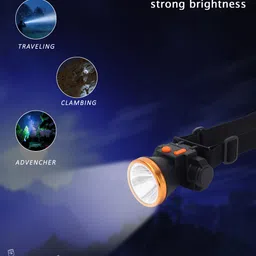 hasru EN- 5084 LASER LED HEAD TROCH 5 hrs Torch Emergency Light image 2