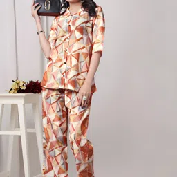 nv trends Shirt Palazzos Co-ords Set image 4