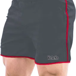 wereko Self Design Men Dark Grey Sports Shorts, Casual Shorts, Gym Shorts-picture-24