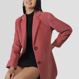 plagg Tweed Solid Coat For Women image 2