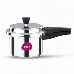 treon Non Stick Coated Aluminium Large Biriyani Pot with Lid, 8 Litre, (28cm) 8 L Induction Bottom Pressure Cooker image 1