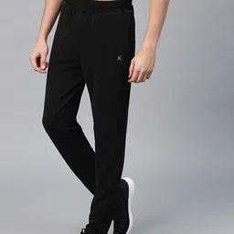 hrx by hrithik roshan Men Solid Black Track Pants image 2
