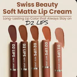 d2 lips Nude Edition Long Lasting Sensational Liquid Matte Lipstick Non Transfer Set Of5-picture-46