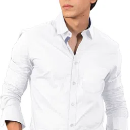aai creation Men Regular Fit Solid Spread Collar Casual Shirt-picture-10