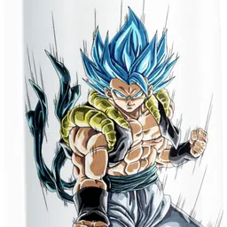 printwala Stylish Goku Printed Sipper Bottle - Leak-Proof & BPA-Free34 600 ml Water Bottle image 2