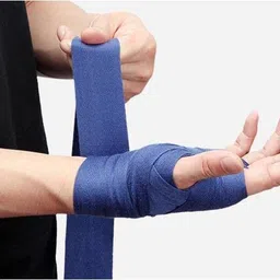 leosportz (1 pair) Stretchable cotton Boxing Hand Wraps Boxing Hand Wrap image 3