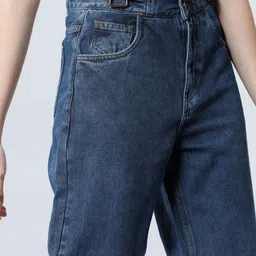 tokyo talkies Women Flared Mid Rise Blue Jeans image 4