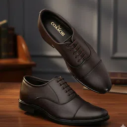 coaachi Men’s Formal Shoes with Synthetic Leather Upper & TPR Sole Oxford For Men image 3