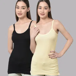 dollar missy Women Black, Beige Camisole-picture-20