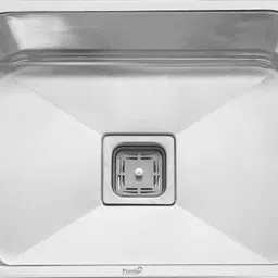 304 Grade (24x18x10 inches) Square Single Bowl Stainless Steel Kitchen Sink Vessel Sink-image-13