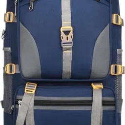 kyros traking Expandable Travel Outdoor Sport Camping Hiking Trekking Bag Rucksack -90L(Black) Waterproof Backpack image 1