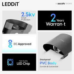 leddit Swing Arm Wall Light Wall Lamp With Bulb image 2