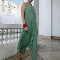 janasya Tunic Pant Co-ords Set image 4