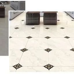 bhoolu&goolu 8 cm Self Adhesive PVC Waterproof Ceramic Tile Sticker - (8 * 8 CM) - 36 Stickers/pack Removable Sticker image 4