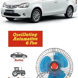 genipap Oscillating Fan 6 Inch 12V Automotive For Car/Truck/Auto rickshaw-PKN1207 Car Interior Fan-picture-24