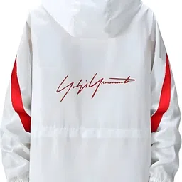 darkdreams Men Striped Biker/Riding Jacket image 2