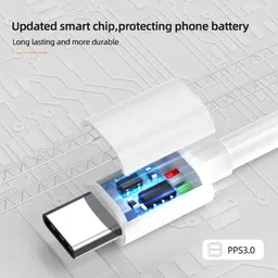 TechZen USB Type C Cable 3.5 A 1 m Type_C_white1 image 3