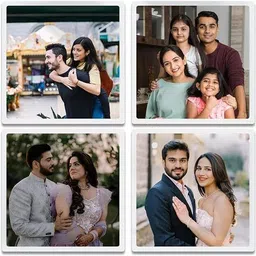 dramebaz Custom Photo Fridge Magnet | 3X3 INCH personalized photo Magnet Fridge Magnet Pack of 4-picture-12