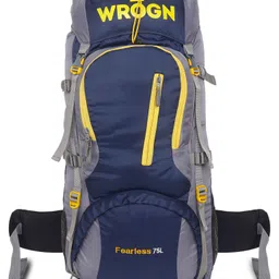 wrogn Trekking Bag For Hiking/Camping/Outdoor Sports with Rain Cover/Shoe Compartment Rucksack- 75 L-picture-13