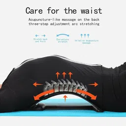 bideq Back Pain Relief Product, Back Stretcher, Spinal Curve Back Relaxation Device Back / Lumbar Support image 3