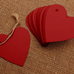 100 Pcs Heart Shape Blank Cardstock Tags Bonbonniere Wedding Favor Gift Tag Invitation Card-image-46