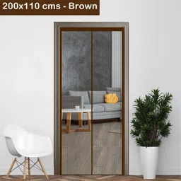 evafly Mosquito Net For Door With Magnet Self-Closing with self Adhesive Hook Door Polyester Washable Adults Mosquito Net-picture-11