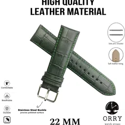 ORRY DDM CROCO 22 mm Genuine Leather Watch Strap-picture-10