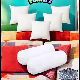 urmila creation Microfibre Bolster Pack of 7 Stripes 2 Bolester 5 Cushion-picture-32