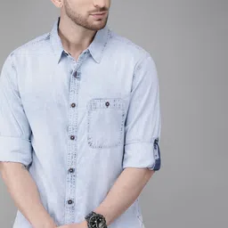roadster Men Regular Fit Solid Casual Shirt-picture-11
