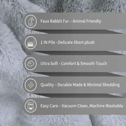 luxe home international Silver Solids 170 TC Polyester 2 Cushion Cover image 5