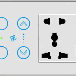 HomeMate Smart Touch Switch Panel | 2 Switch, 1 Fan & 1 Socket with Quick Charge USB's-picture-23