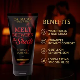 dr. madan herbal pharma Intimate Care Lubricant Gel – Skin-Friendly, Non-Sticky & Safe Lubricant image 3