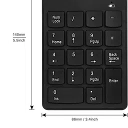 FlexiKeys Mechanical Feel 18-Key Numeric Keypad – Tactile Switch Numpad Wireless Handheld Laptop Keyboard Compatible with Desktop, Laptop, Mac image 2