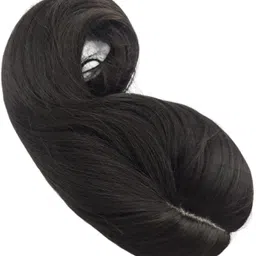 tress Topper Front and Scalp Covering 3 Clip Brown Hair Extension image 4