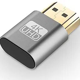 RuhZa Headless4K HDMI DDC EDID Dummy Plug EDID Display Emulator HDMI Display Adapter 1.4 DDC EDID Dummy Plug HDMI Connector image 1
