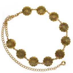 syga Women Casual, Evening, Formal, Party Gold Metal Belt-picture-22