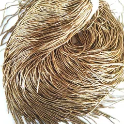 atifa embroidery material 1mm antique golden bullion wire/Nakshi for Aari, Zardozi embroidery and jewellery work(100 gm)-picture-16