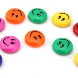 frkb smiley Multicolor Fridge Magnet Set Fridge Magnet Pack of 12 image 2