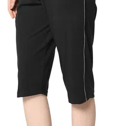 mack jonney Women Black Capri image 2