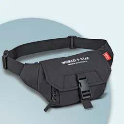 Worldstar Document Money Phone Belt Sport Bag for Men and Women travel waist bag (Black) Waist Bag for Men Women,Stylish Chest,Fanny Pouch,Belt Sport Bag Hiking,Trekking-picture-12