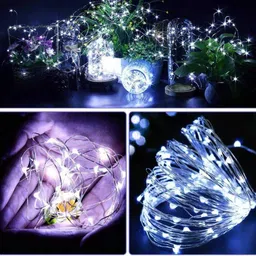 nirvair 36 LEDs 13 m Multicolor Steady Strip Rice Lights image 2