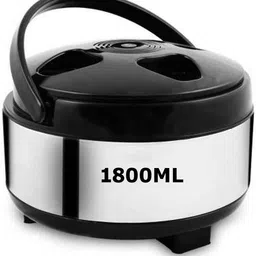 pexmon Steel Thermoware Casserole for Roti/Chapati DoubleWall Insulated hot Meal 1800ML Cook and Serve Casserole-picture-14