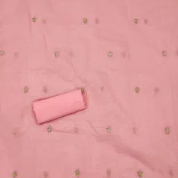 divastri Unstitched Silk Blend Salwar Suit Material Embroidered image 4