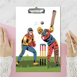 printwave Cricket Digital reprint examination pad school collage Size 14x10 inch image 2