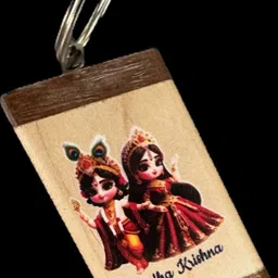 mor collection Ladli Ji With Krishna Photo Keychain Key Chain-picture-30