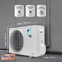daikin 2023 Model 1.5 Ton 3 Star Split Inverter AC with PM 2.5 Filter- White image 5