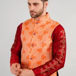 shriyam Printed Men Waistcoat image 2