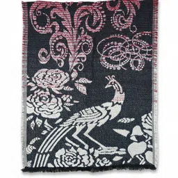 aaya Woven Acrylic Women Red Stole-picture-42