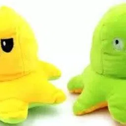 caaju Soft Plush Reversible Octopus Soft Toy (Yellow/Green) - 19 cm (Yellow, Green)- 5 mm image 3